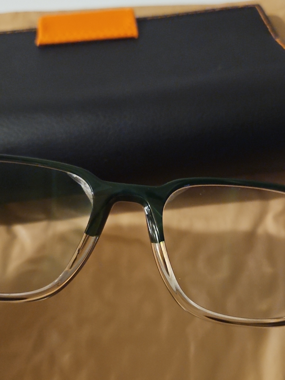 FACE A FACE Green and Silver Optical Eyeglasses with Case - Picture 7 of 7